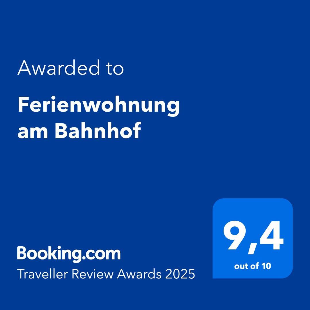 Ferienwohnung Am Bahnhof Bernburg Exterior foto